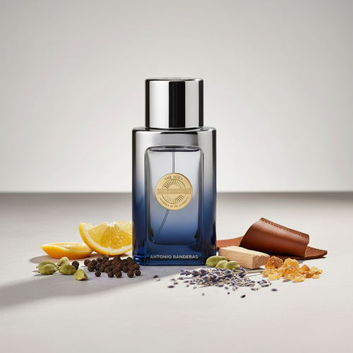 Antonio Banderas The Icon Elixir — lifestyle fondo claro