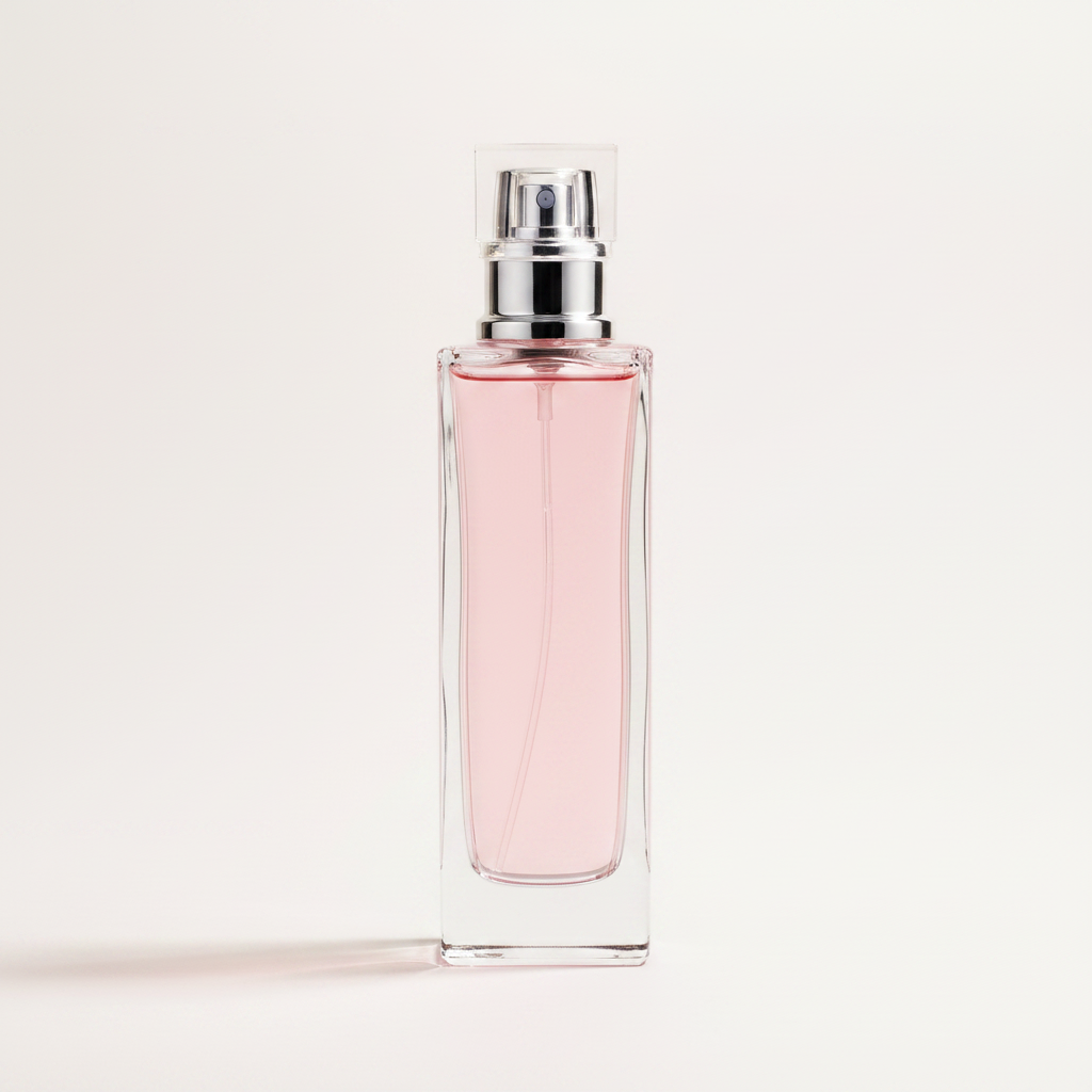 Inspirado en Dior Addict Eau Fraîche — frasco alto transparente con líquido rosa