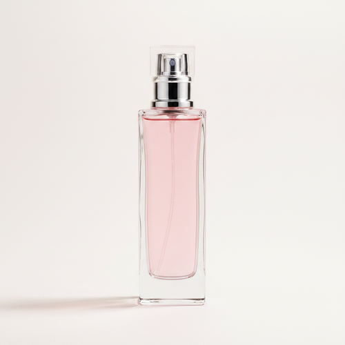 Inspirado en Dior Addict Eau Fraîche — frasco alto transparente con líquido rosa