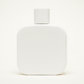 Inspirado en L.12.12 Blanc Lacoste — frasco blanco mate cuadrado